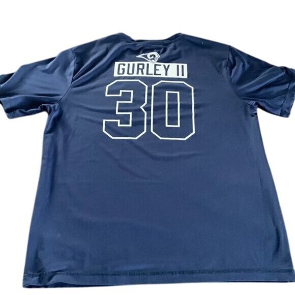 Todd Gurley II Los Angeles Rams NFL TX3 Cool Team Apparel Jersey T-Shirt Navy Me - Picture 4 of 6